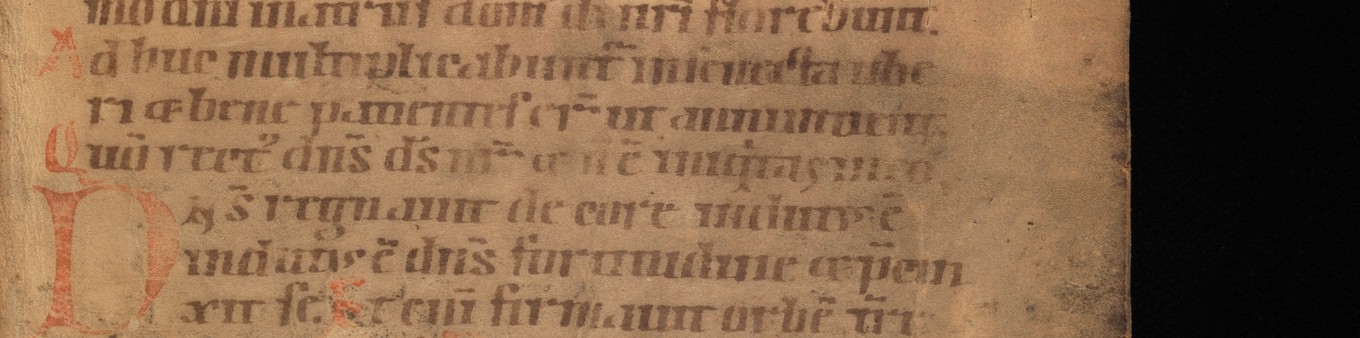 St. Gallen, Stiftsbibliothek, Cod. Sang. 461, fragment of a Psalter