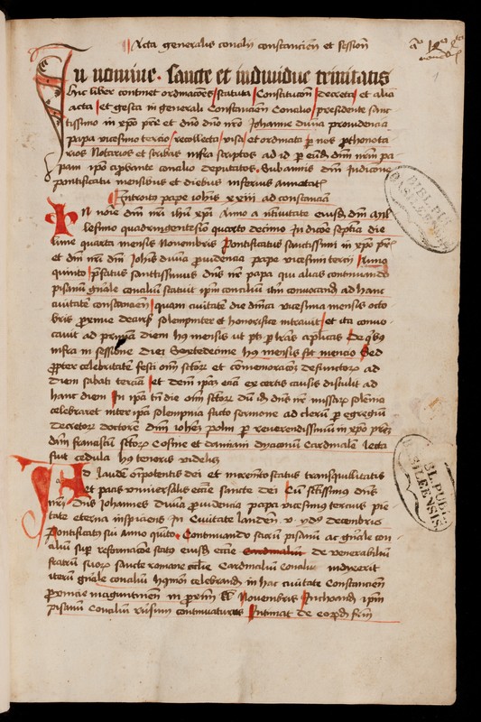 Cover Image - Acta concilii Constantiensis, sessiones 1-45, 1414-1418