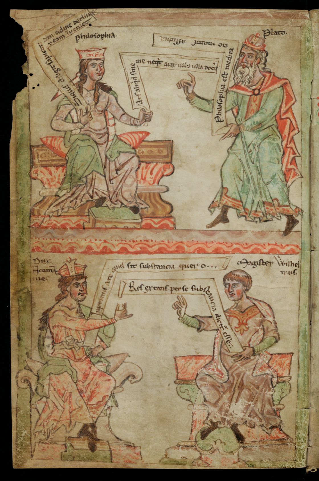 Cologny, Fondation Martin Bodmer, Cod. Bodmer 188, f. 10v – William of Conches, Dragmaticon, and the Compotus, Texts on Science and Astronomy