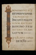 Psalterium; Cantica prophetarum; Litanei und Gebete