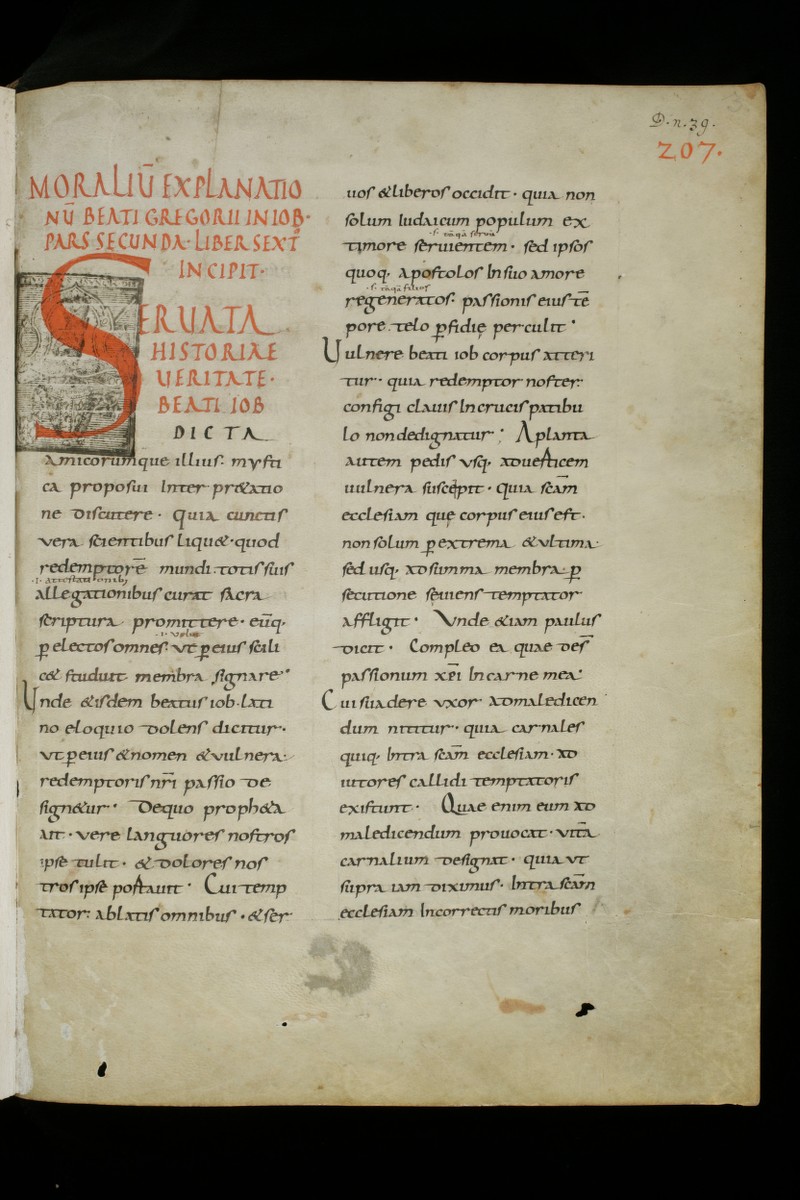 Buchumschlag - Moralia in Job, Band 2 (Liber VI-X)