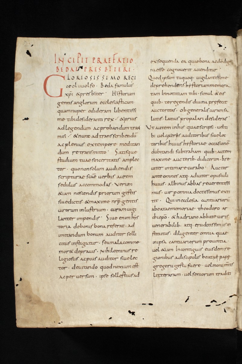 Buchumschlag - Historia ecclesiae gentis Anglorum ad Ceolwulfum