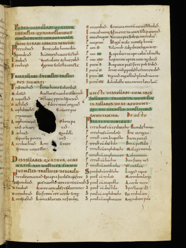 Buchumschlag - Sammelhandschrift (Boethius, Porphyrius, Walahfrid Strabo usw.)