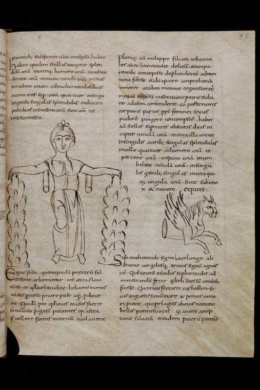 Buchumschlag - Sammelhandschrift, die Grammatik von Dositheus,Schrifen über Astrologie, von Hrbanus Maurus sowie Briefe enthaltend