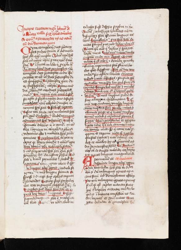 Buchumschlag - Tractatus super epist. dominic. a Pentecostes usque ad Adventum domini, secunda pars.