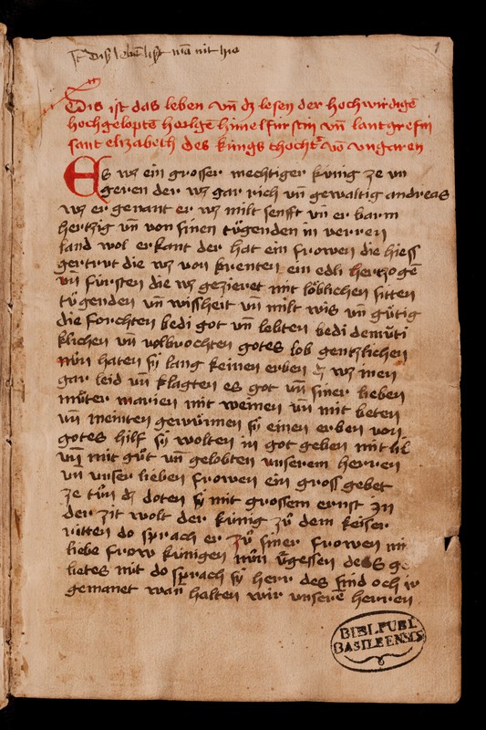 Buchumschlag - Hagiographische Sammelhandschrift