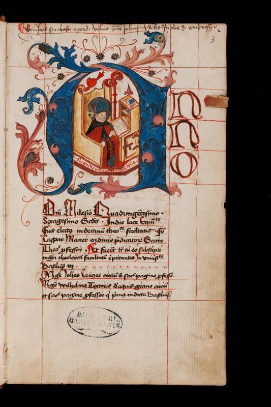 Buchumschlag - Matricula facultatis theologicae, 1462-1740