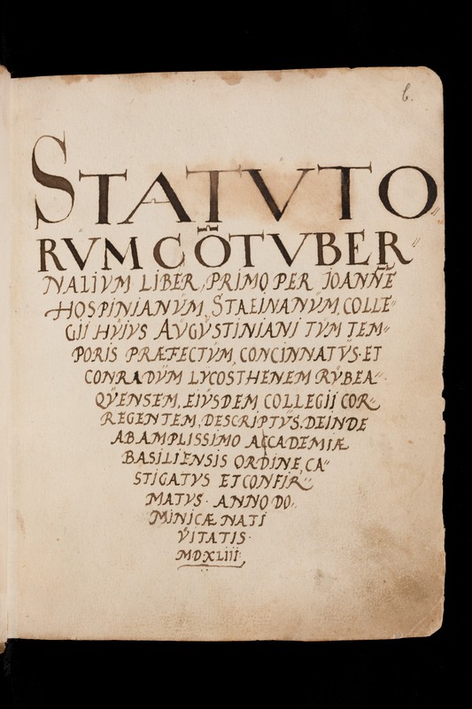 Cover Image - Matricula superioris Collegii, 1543-1672