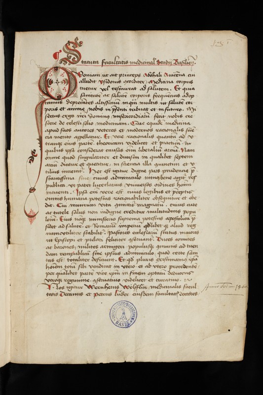 Cover Image - Statuta facultatis medicae Basiliensis