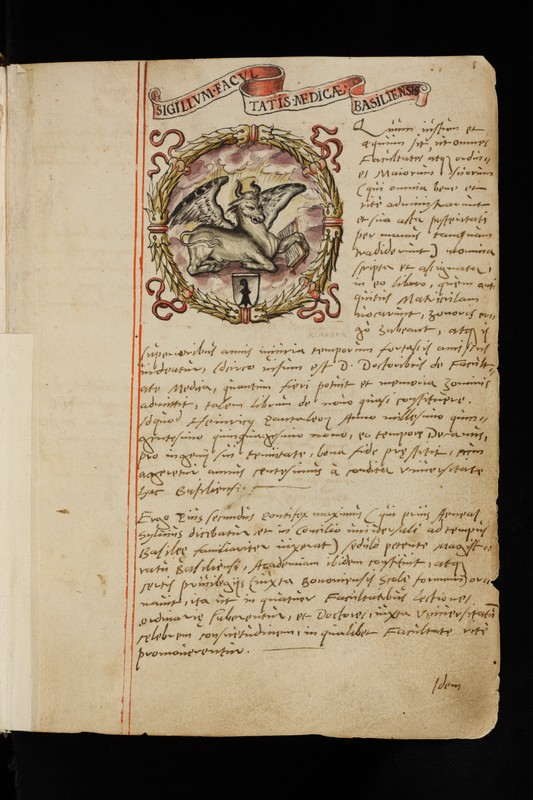 Buchumschlag - Matricula facultatis medicae I, 1559-1800