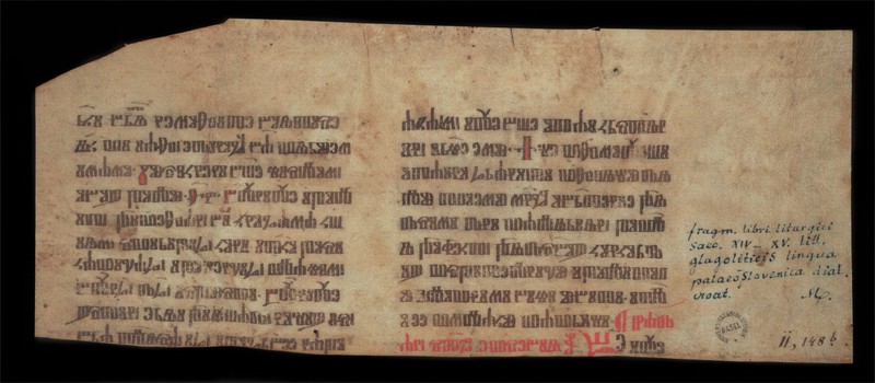 Buchumschlag - Glagolitisches Brevierfragment