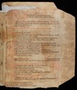 Heiligenleben und Kalendarium (Fragment)