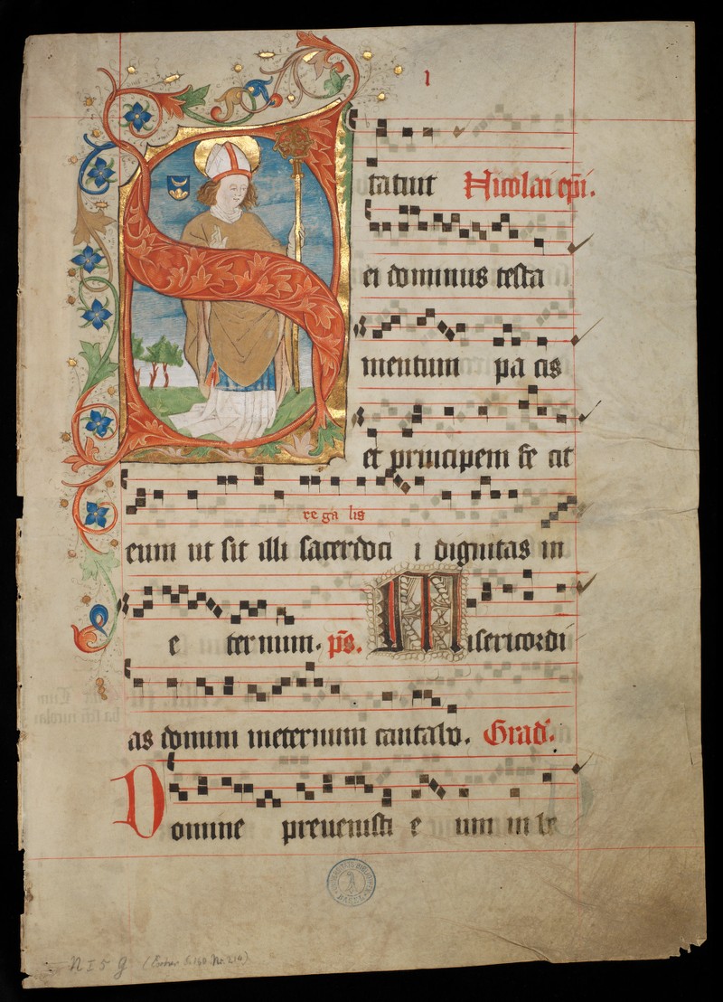 Buchumschlag - Graduale (Fragment)