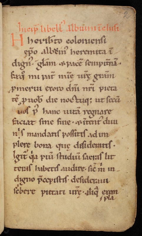 Buchumschlag - Liber de virtutibus ad Heribertum archiepiscopum Coloniensem