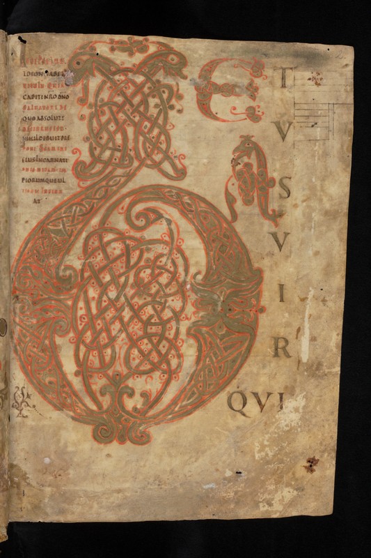 Buchumschlag - Psalterium; Hymnar (Fragment), Prologi Psalterii (Fragment)