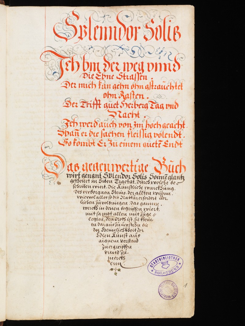 Buchumschlag - Sammelhandschrift alchemistischen Inhalts